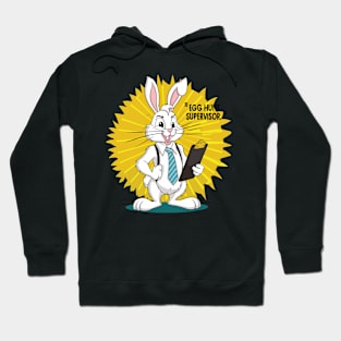 Professional Bunny Egg Hunt Supervisor Easter Funny Hoodie